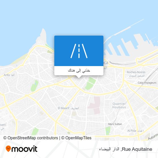 خريطة Rue Aquitaine