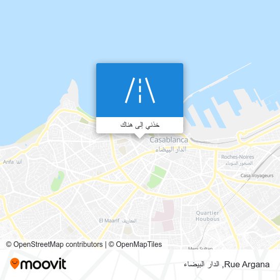 خريطة Rue Argana