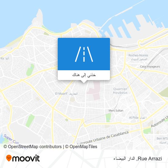 خريطة Rue Arrazi