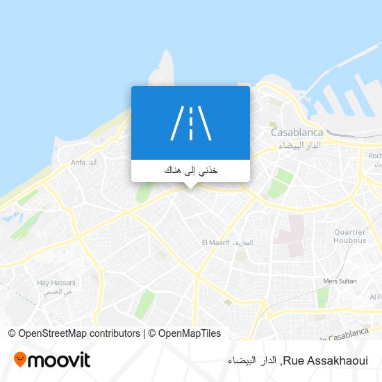 خريطة Rue Assakhaoui