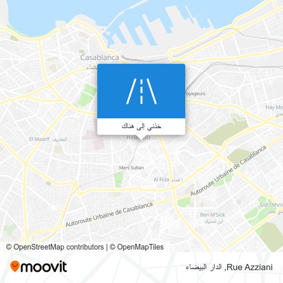 خريطة Rue Azziani