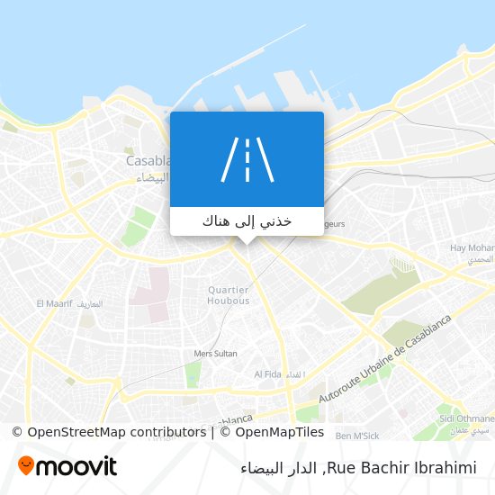 خريطة Rue Bachir Ibrahimi