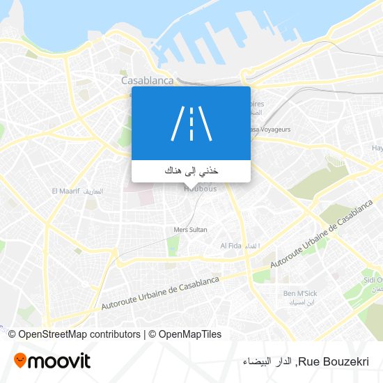 خريطة Rue Bouzekri