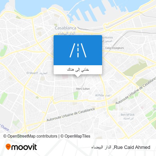 خريطة Rue Caid Ahmed