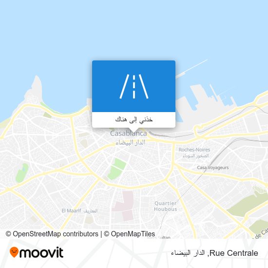 خريطة Rue Centrale