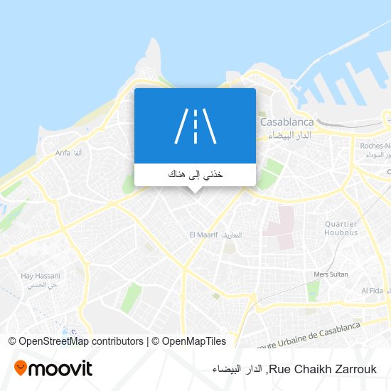 خريطة Rue Chaikh Zarrouk
