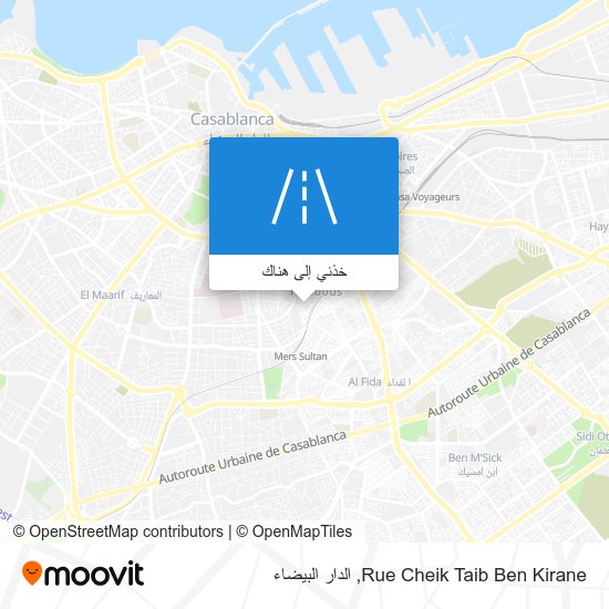 خريطة Rue Cheik Taib Ben Kirane
