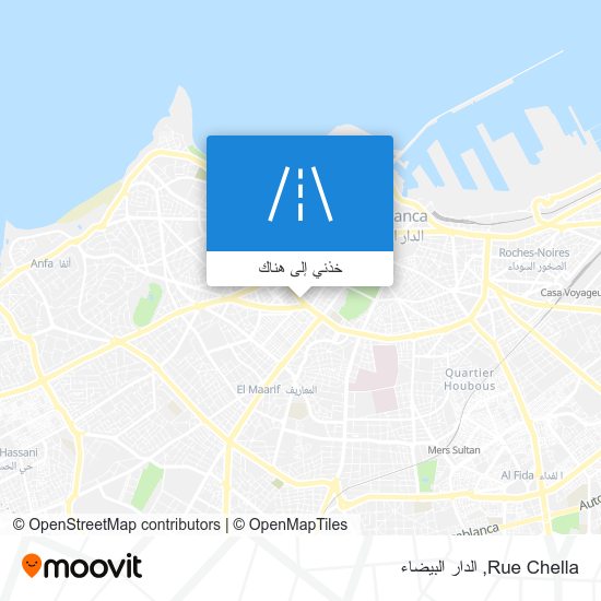 خريطة Rue Chella