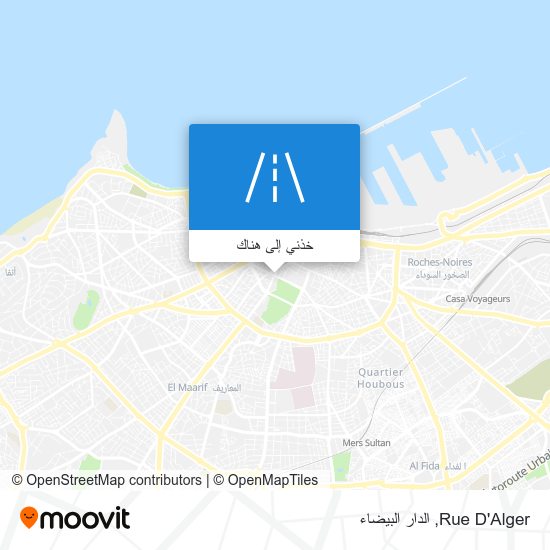 خريطة Rue D'Alger