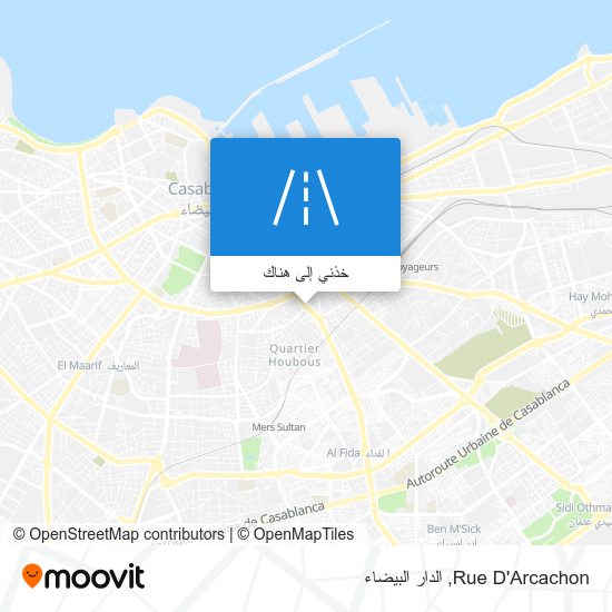 خريطة Rue D'Arcachon