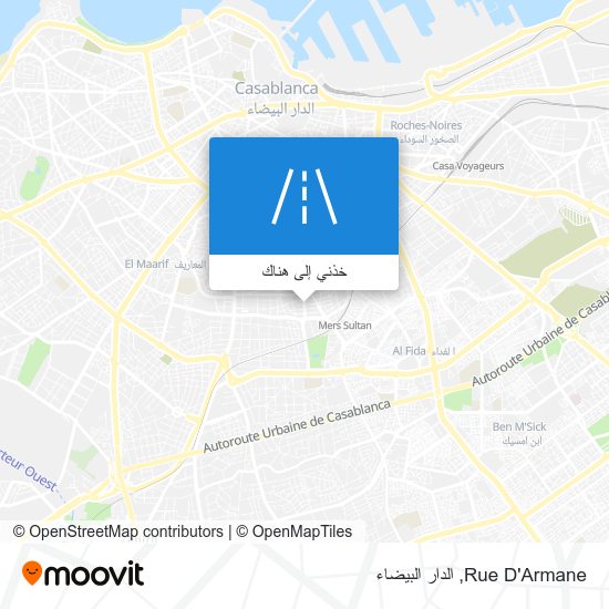 خريطة Rue D'Armane