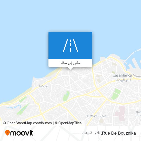 خريطة Rue De Bouznika
