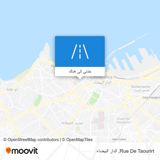 خريطة Rue De Taourirt