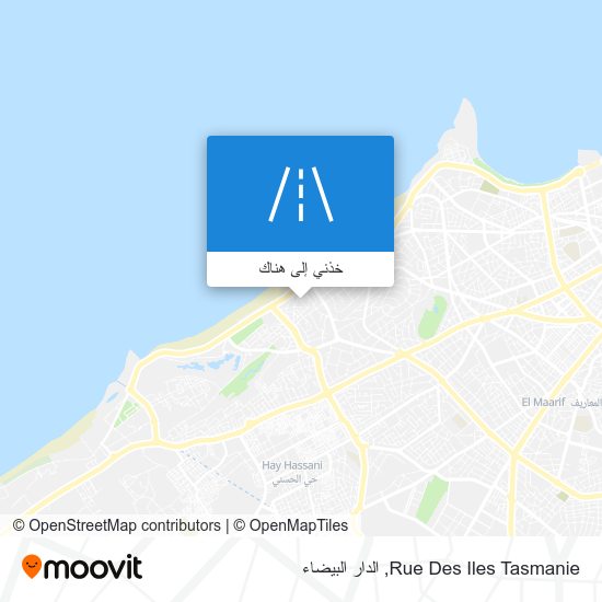 خريطة Rue Des Iles Tasmanie