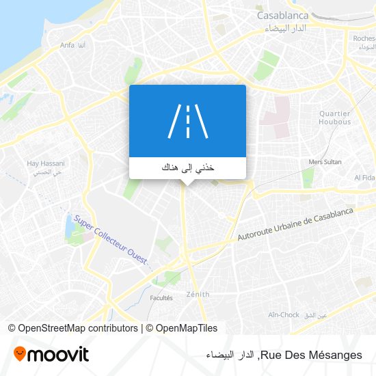 خريطة Rue Des Mésanges