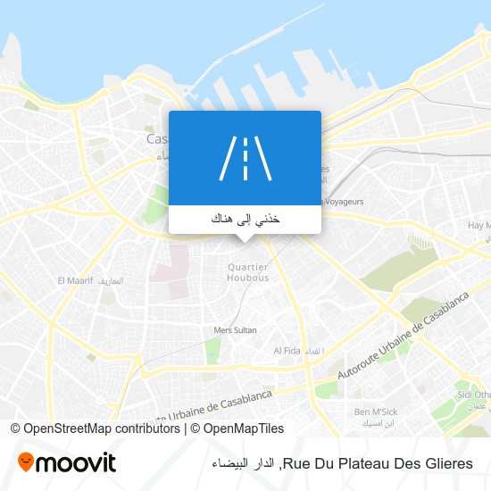 خريطة Rue Du Plateau Des Glieres