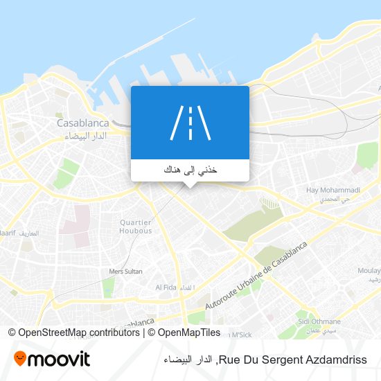 خريطة Rue Du Sergent Azdamdriss
