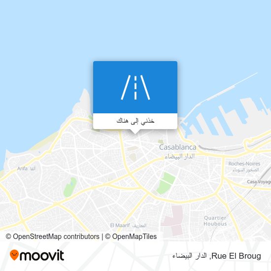 خريطة Rue El Broug