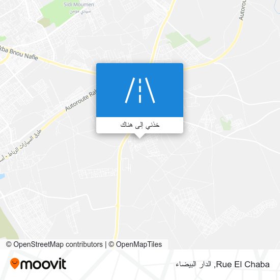 خريطة Rue El Chaba