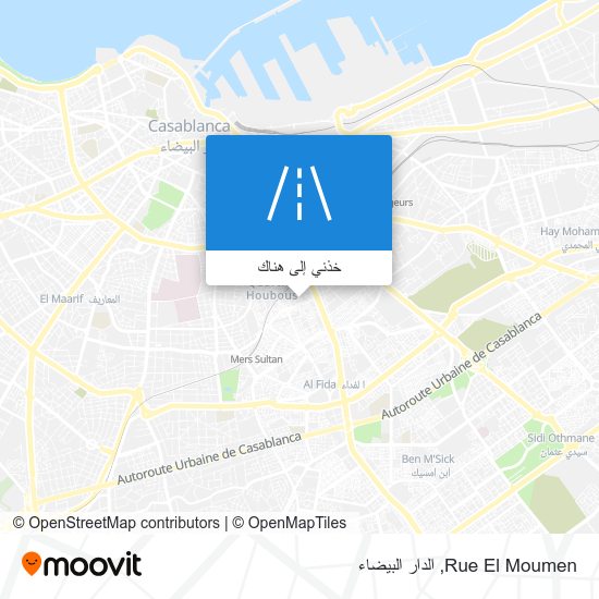 خريطة Rue El Moumen