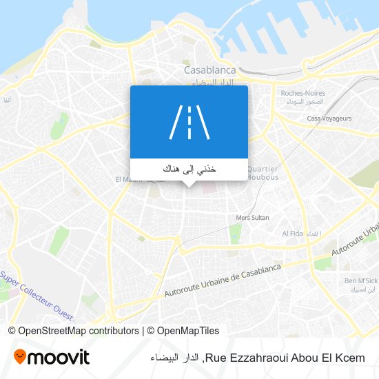خريطة Rue Ezzahraoui Abou El Kcem
