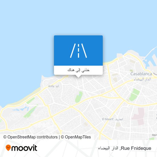 خريطة Rue Fnideque