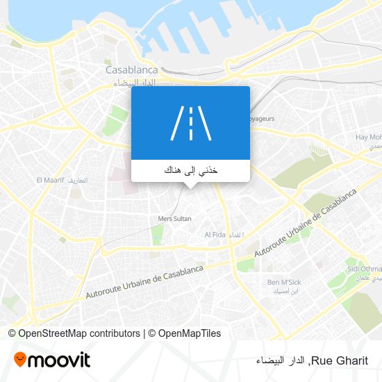 خريطة Rue Gharit