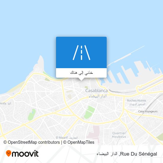 خريطة Rue Du Sénégal