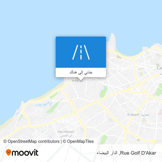 خريطة Rue Golf D'Akar