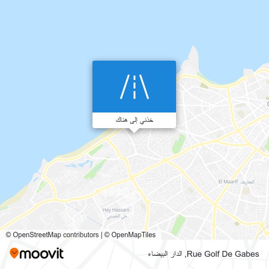خريطة Rue Golf De Gabes