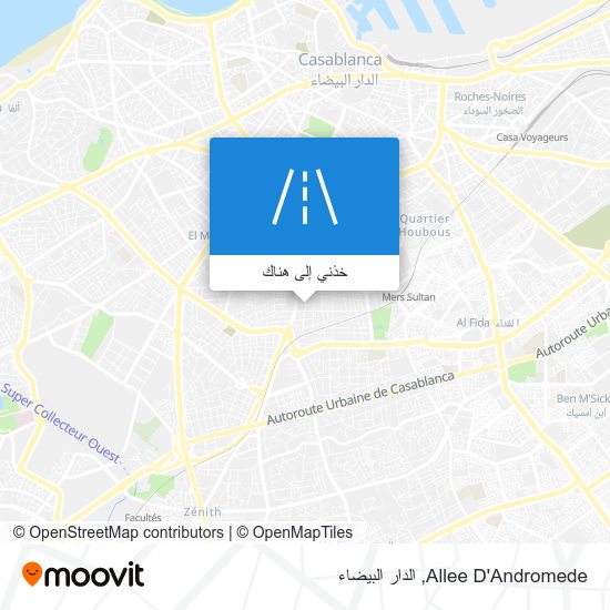 خريطة Allee D'Andromede