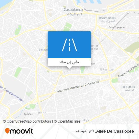 خريطة Allee De Cassiopee