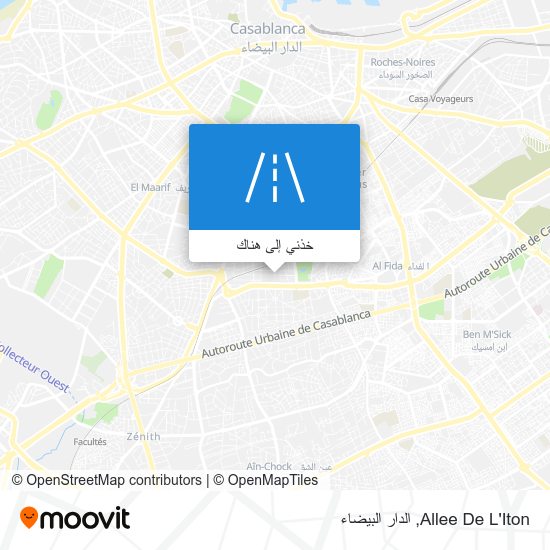 خريطة Allee De L'Iton