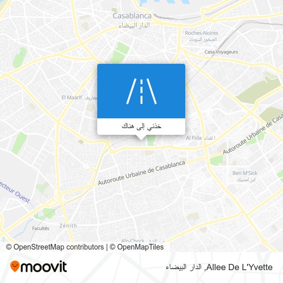 خريطة Allee De L'Yvette
