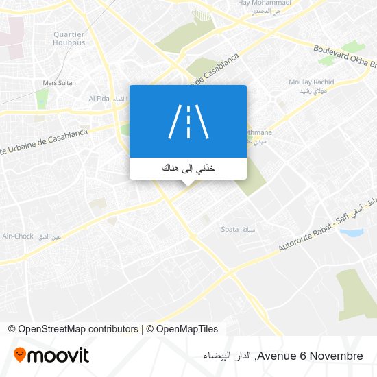 خريطة Avenue 6 Novembre