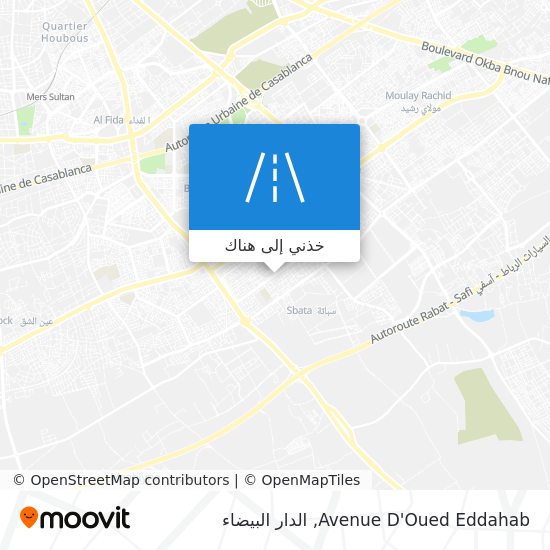 خريطة Avenue D'Oued Eddahab