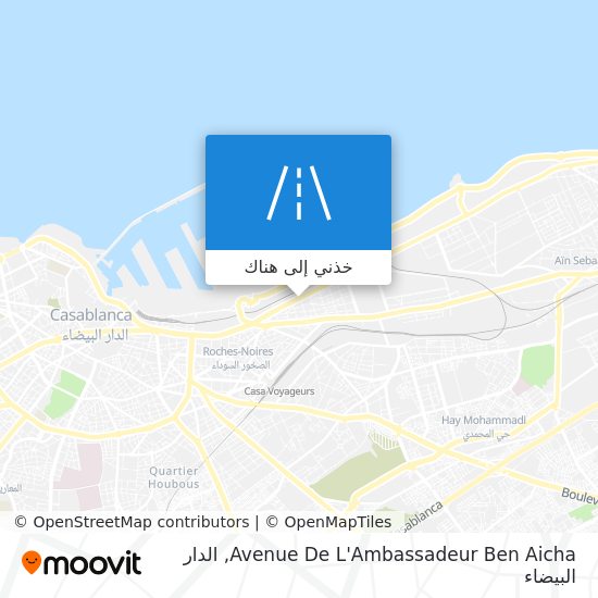 خريطة Avenue De L'Ambassadeur Ben Aicha