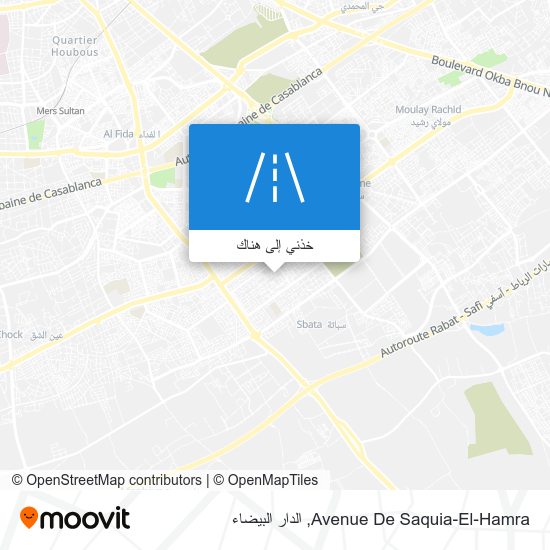 خريطة Avenue De Saquia-El-Hamra