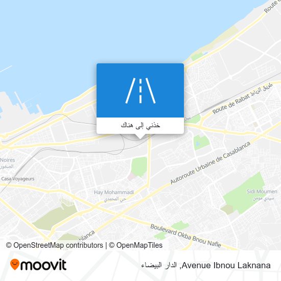 خريطة Avenue Ibnou Laknana