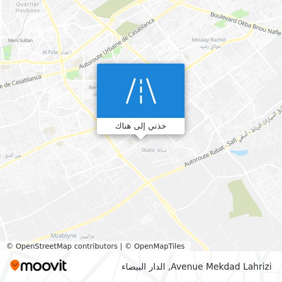 خريطة Avenue Mekdad Lahrizi