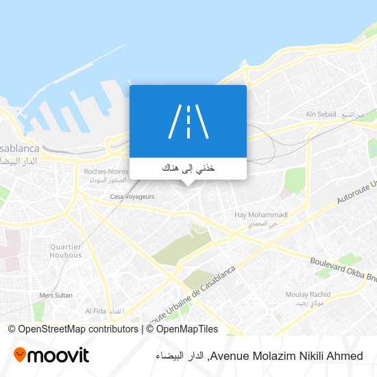 خريطة Avenue Molazim Nikili Ahmed
