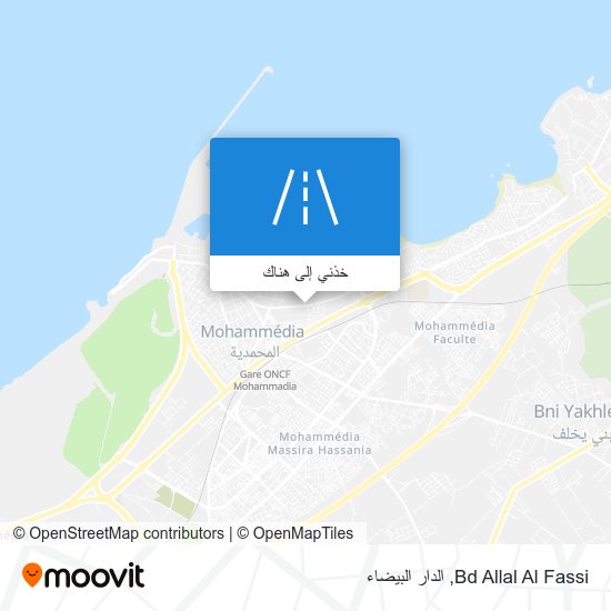 خريطة Bd Allal Al Fassi