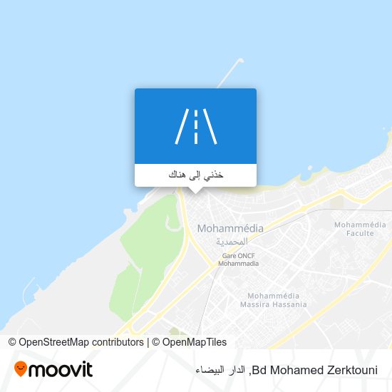 خريطة Bd Mohamed Zerktouni