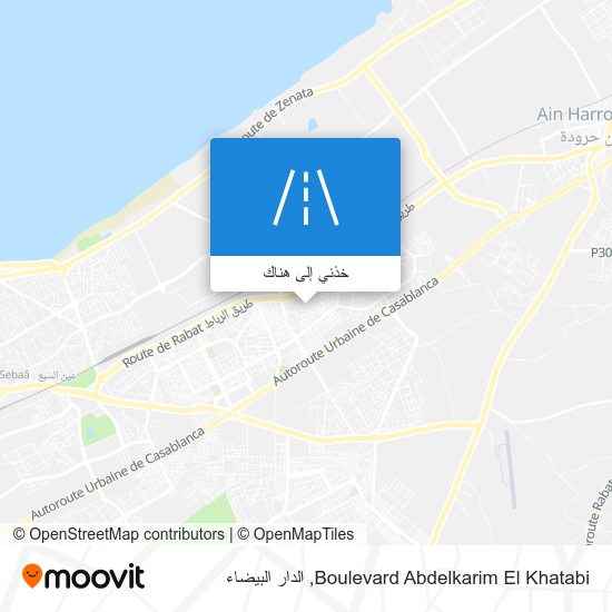 خريطة Boulevard Abdelkarim El Khatabi