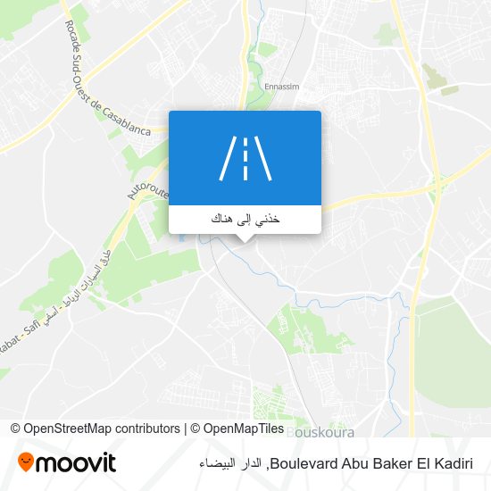 خريطة Boulevard Abu Baker El Kadiri