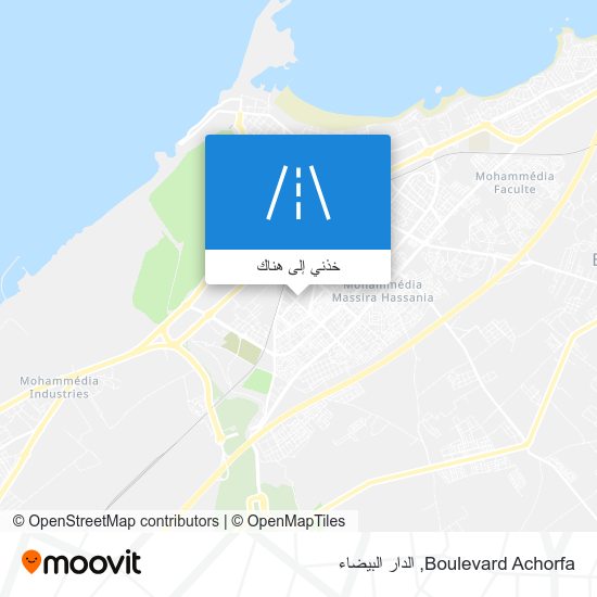 خريطة Boulevard Achorfa