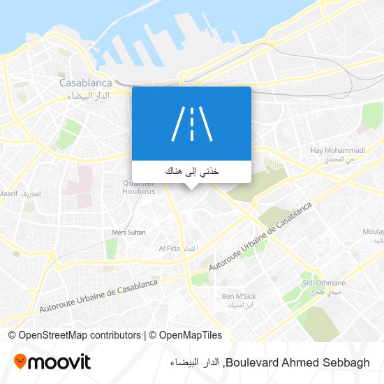خريطة Boulevard Ahmed Sebbagh