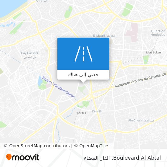 خريطة Boulevard Al Abtal