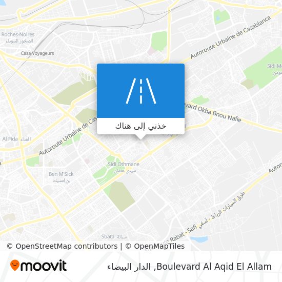 خريطة Boulevard Al Aqid El Allam