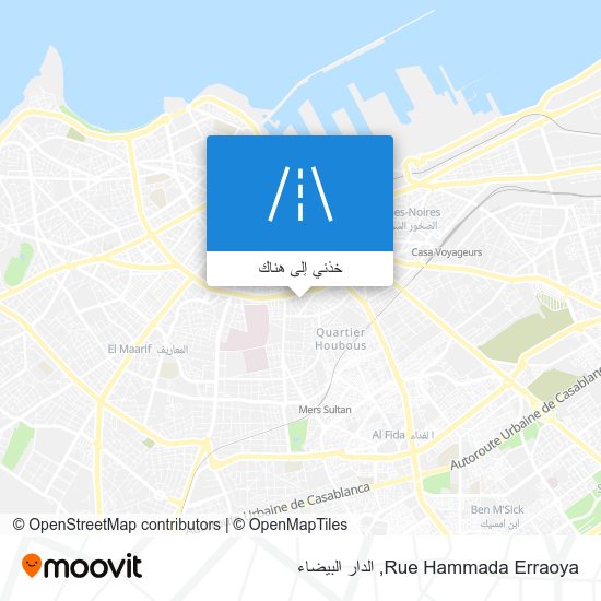 خريطة Rue Hammada Erraoya